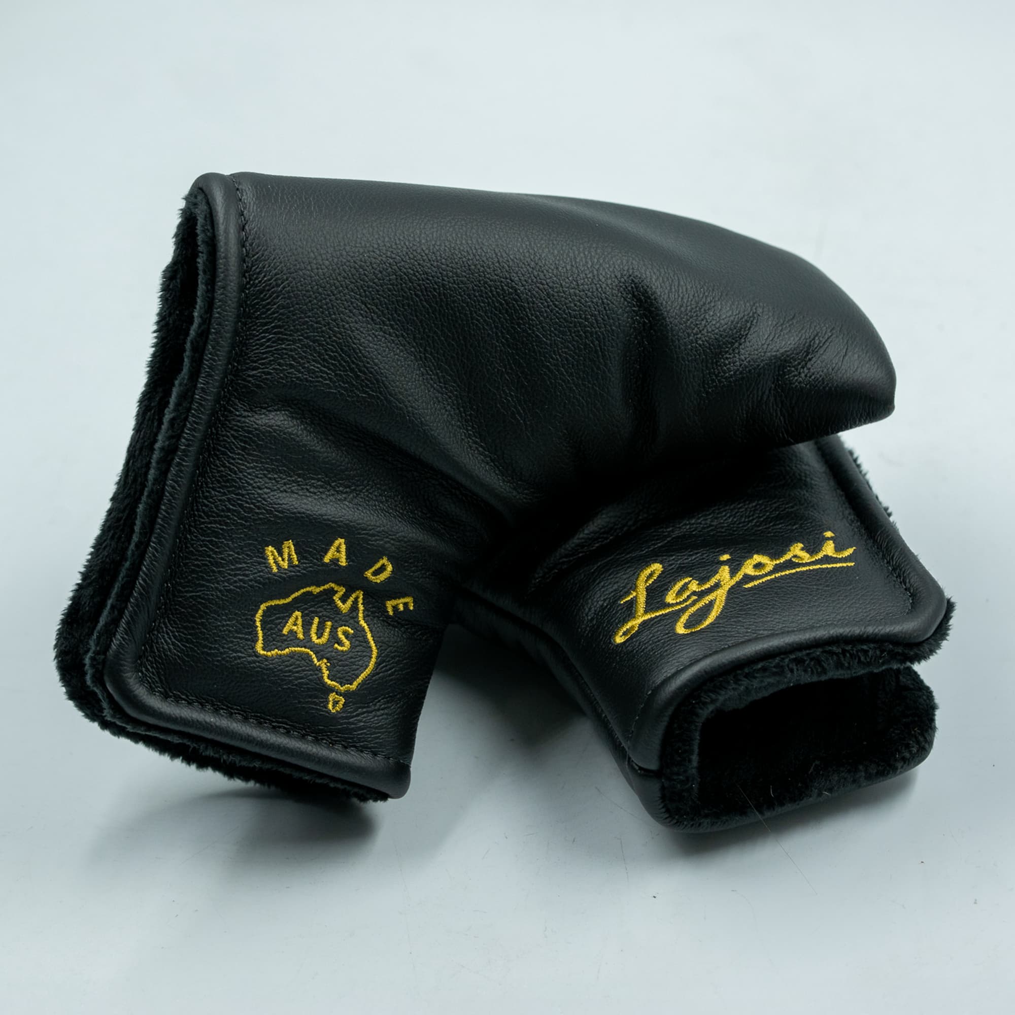 Premium Black Leather Headcover