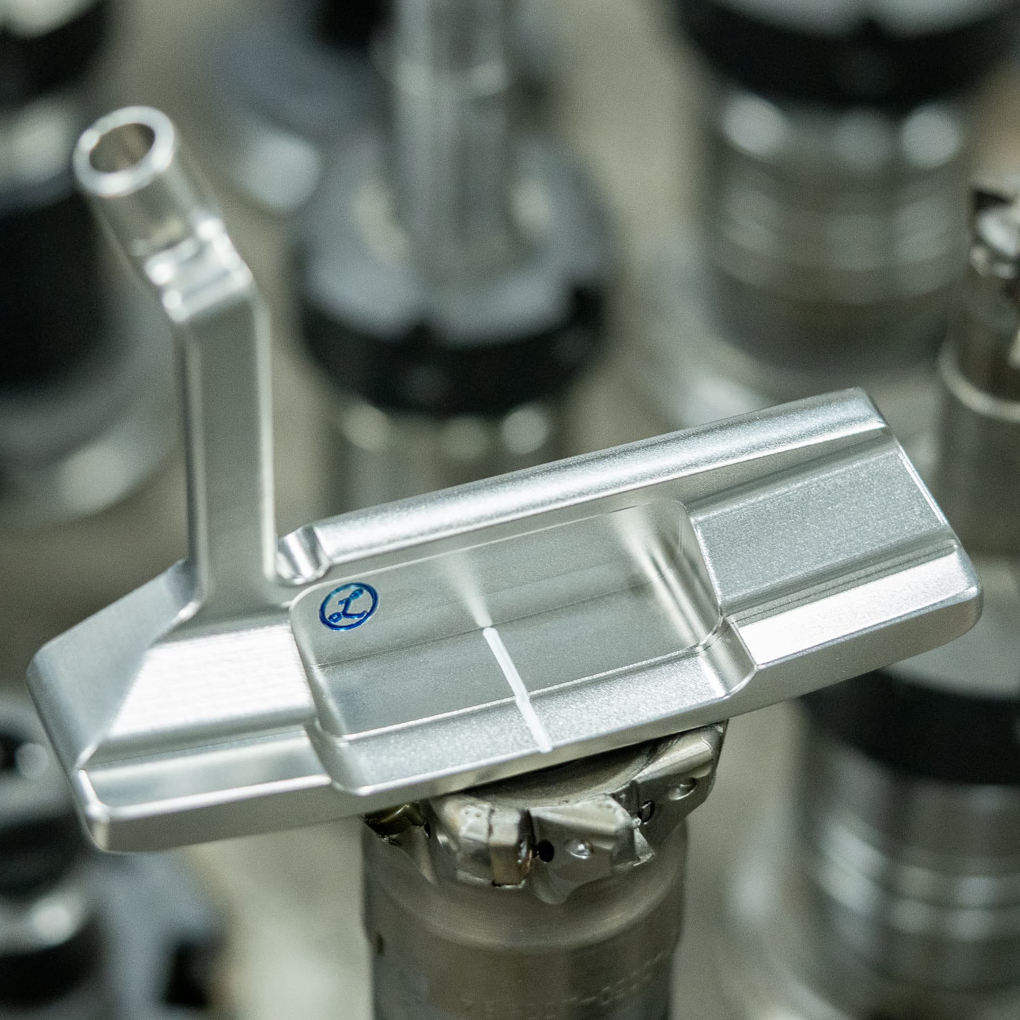 Sensor -  Blue Circle L - Stainless Steel with Smooth Face Copper Insert