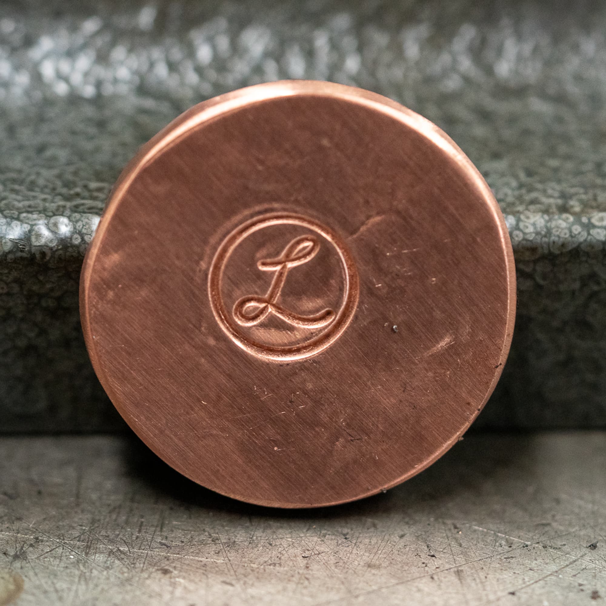 Small Batch - Smiley Ball Marker - Copper