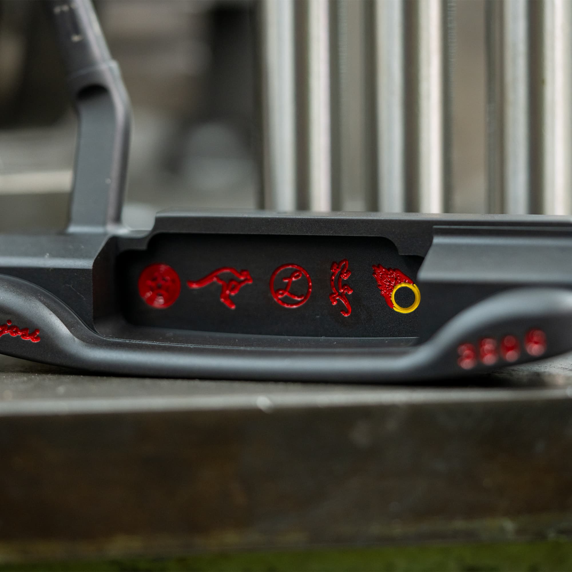 DD201 - Yellow Fire Ball - Stainless Steel Flow Neck