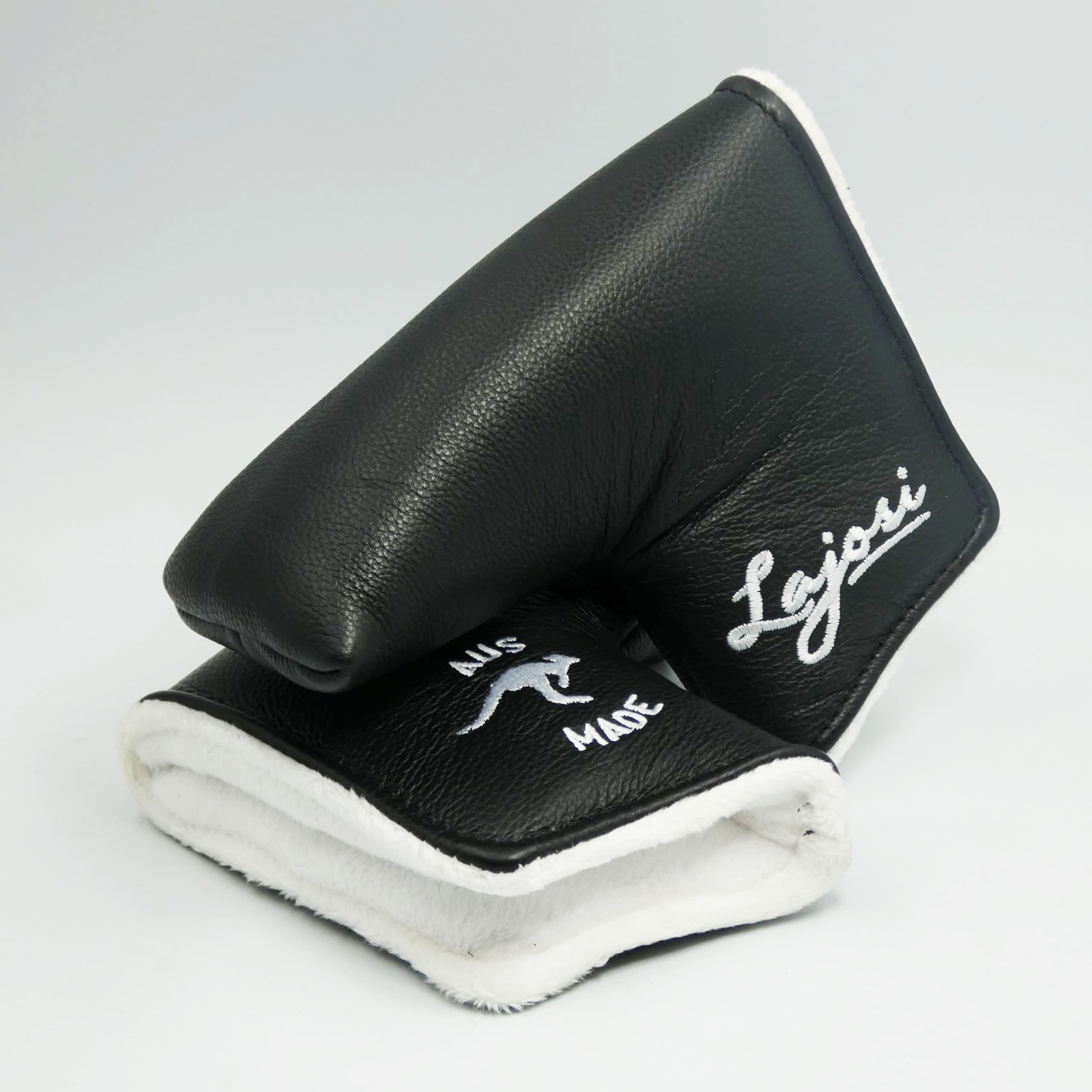 Smooth Leather Headcover - Black
