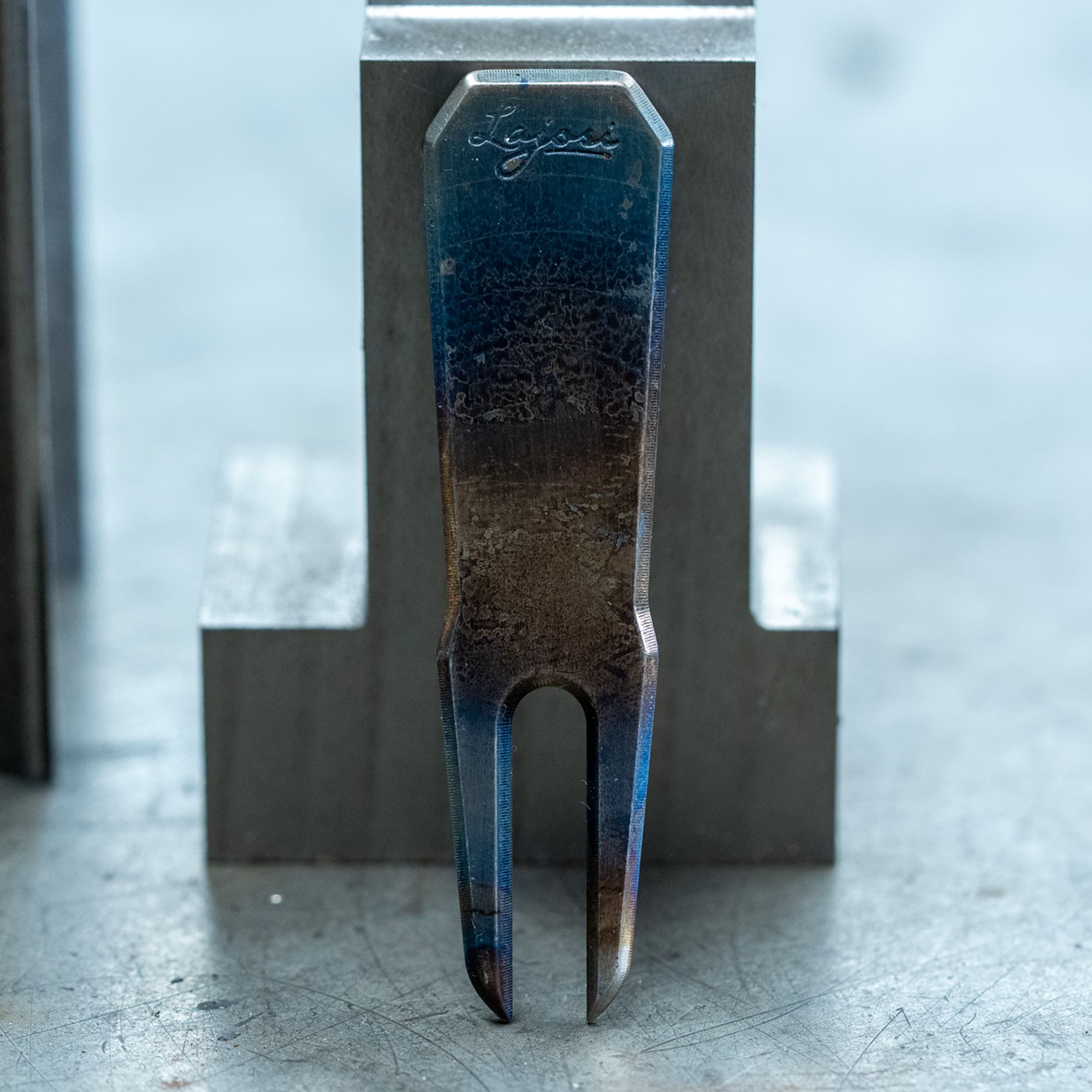 Hit Bombs Make Birdies - Small Batch Torched Carbon Steel Repair Tool