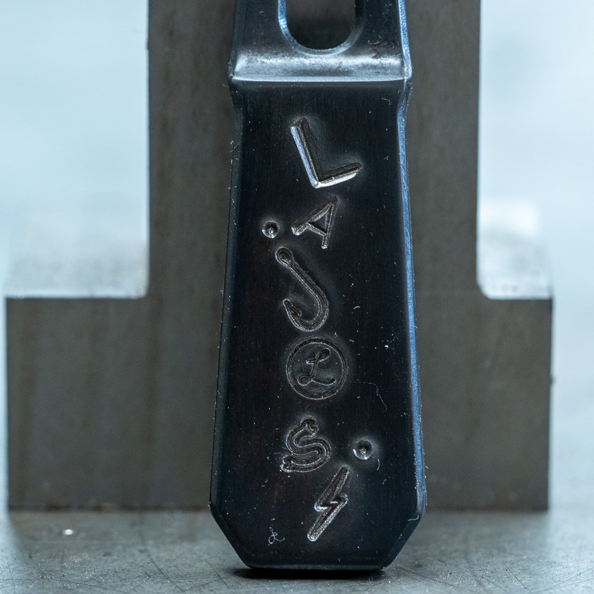 Lajosi Hand Stamped Small Batch Black Oxide Carbon Steel Repair Tool