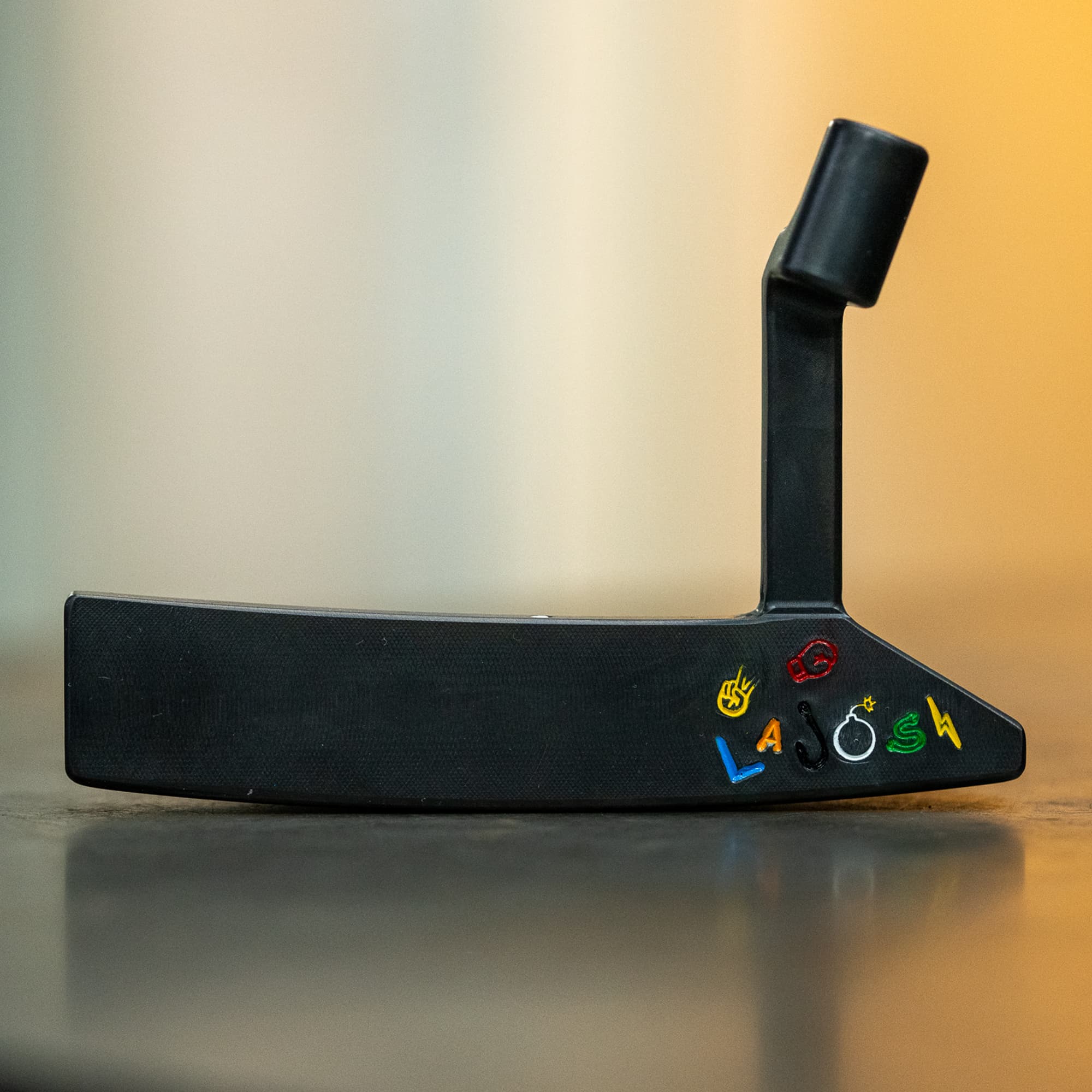 LP64 - Proto 1 Piece Milled Plumbers Neck - Black Oxide Carbon Steel