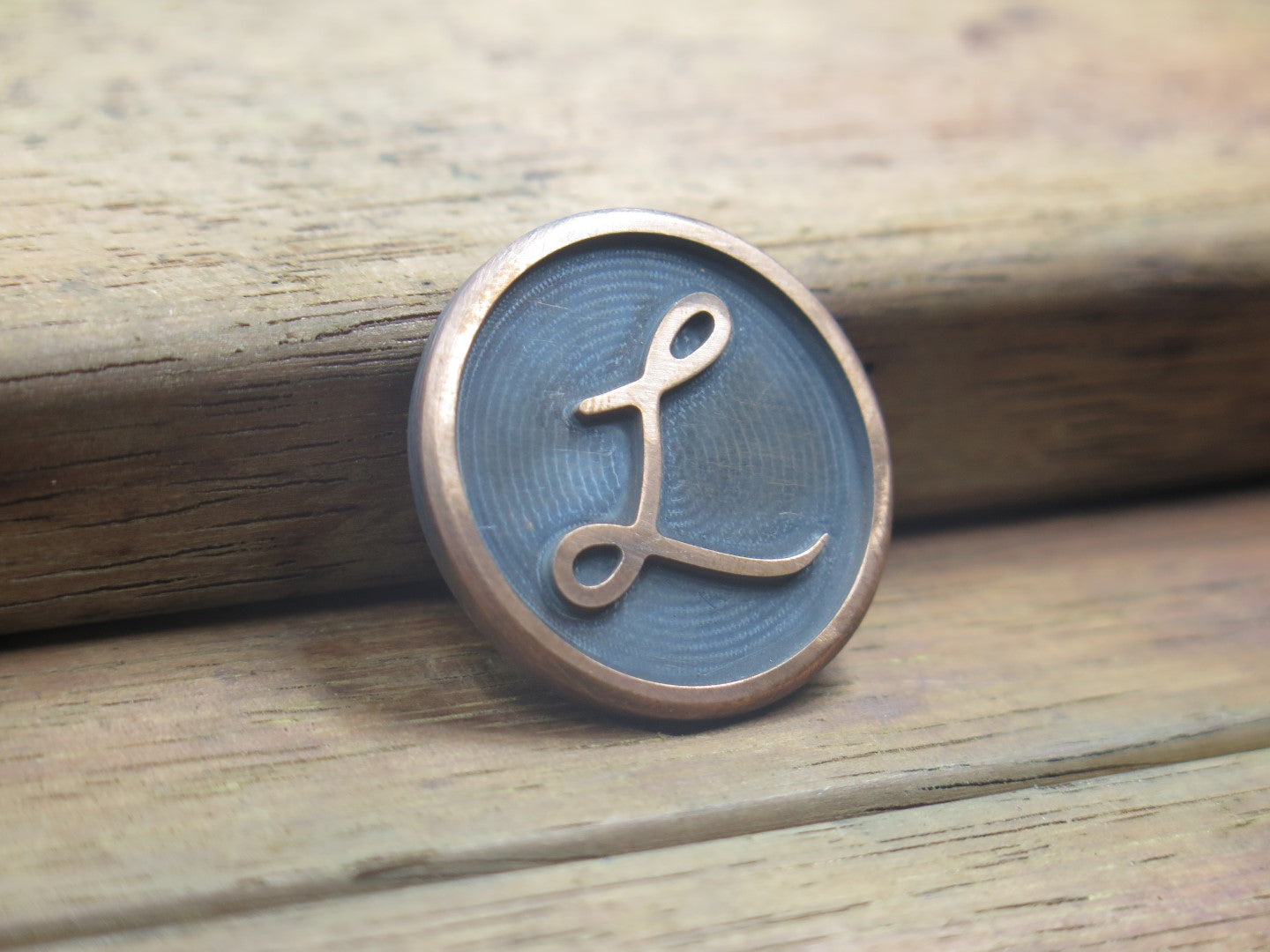 Signature Ball Marker - Copper w/ Black Paint